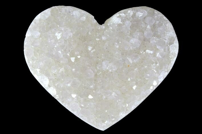 Quartz Crystal Cluster Heart - Uruguay #128713